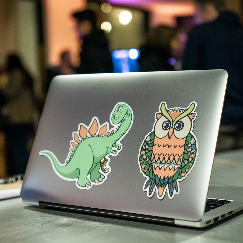 Okaystickers custom laptop stickers