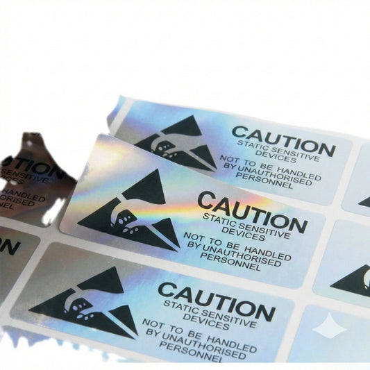 Silver Metallic Stickers