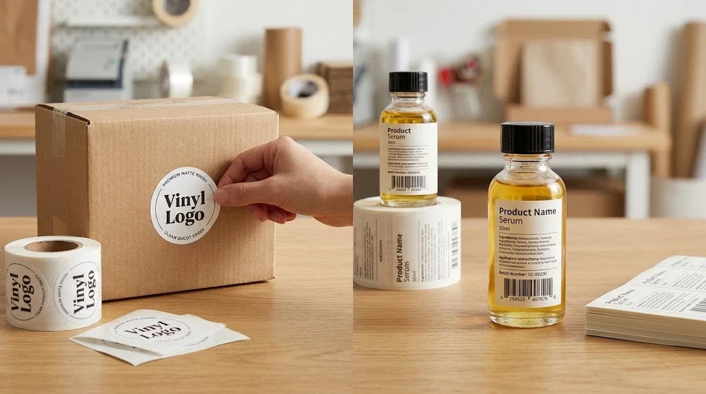 Vinyl Stickers vs Labels: Which One Should Your Business Use?