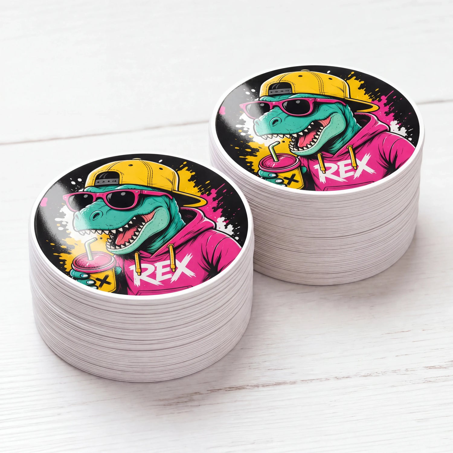 Custom 2.5" Glossy Vinyl Stickers