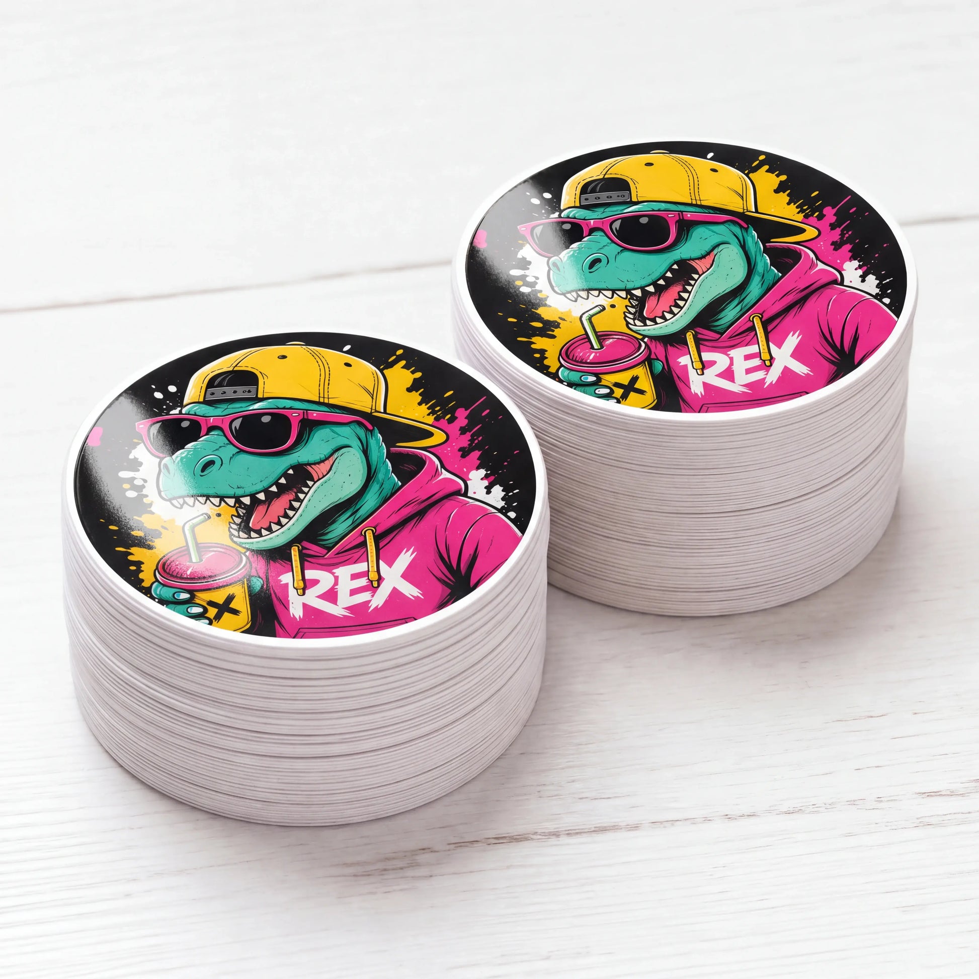 Custom 2.5" Glossy Vinyl Stickers