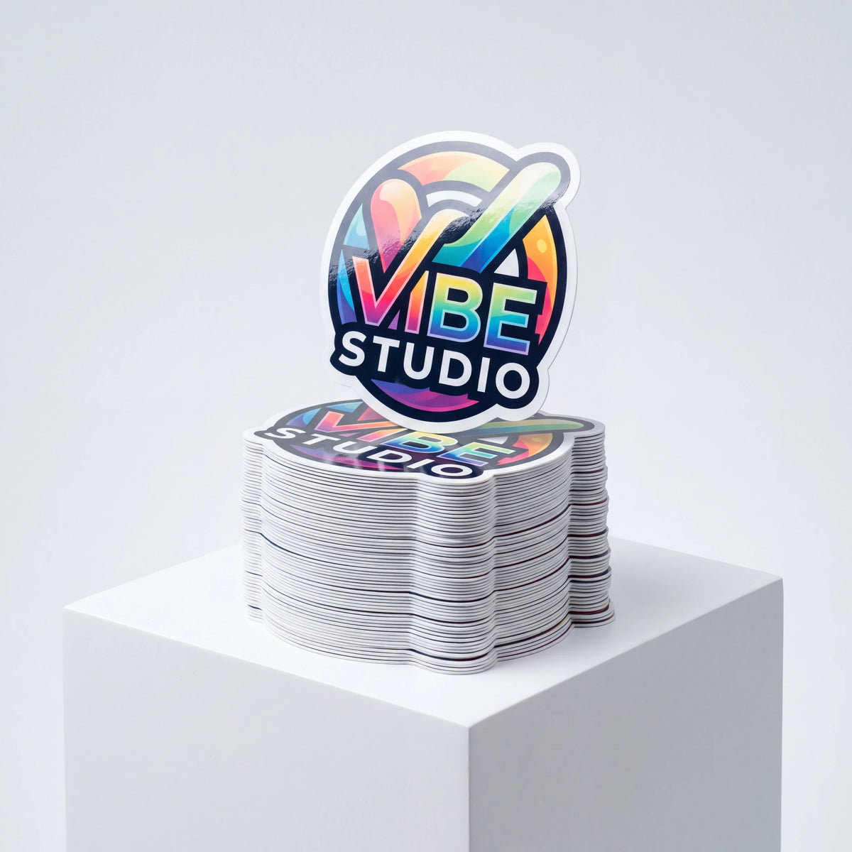 200 Pcs 3" Custom Vinyl Stickers