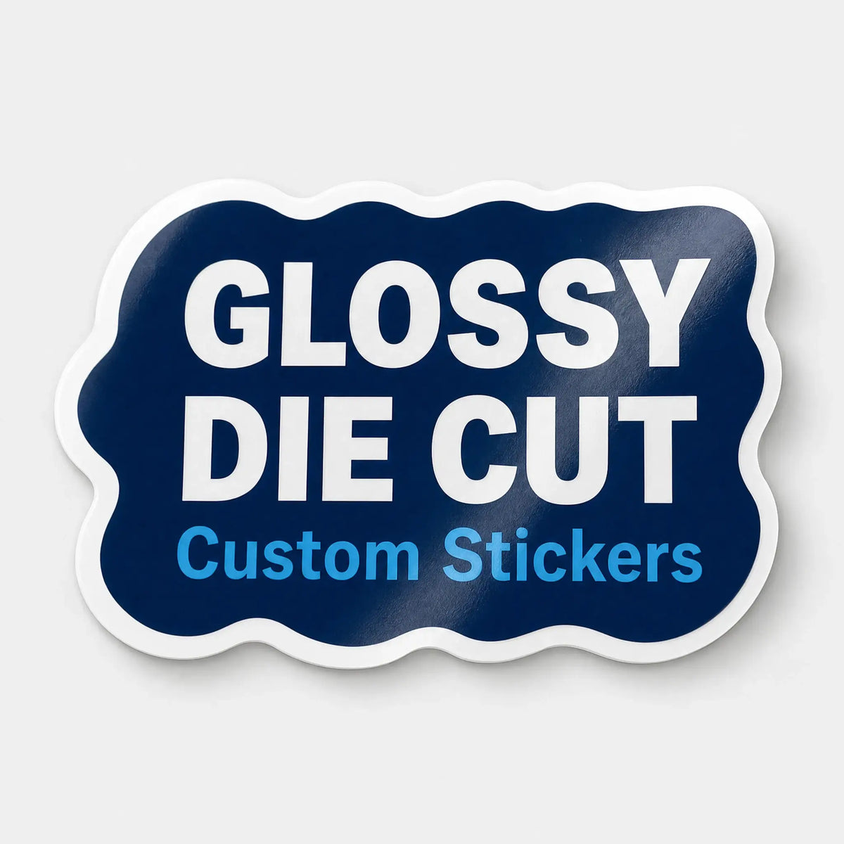 500 2" Gloss Custom Vinyl Stickers