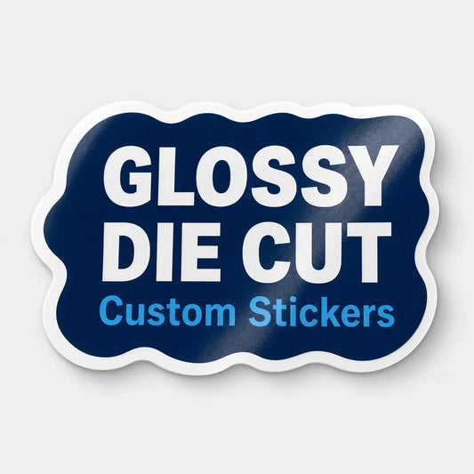 500 2" Gloss Custom Vinyl Stickers