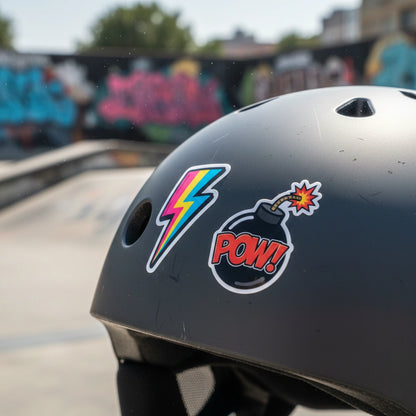 Okaystickers Helmet Stickers