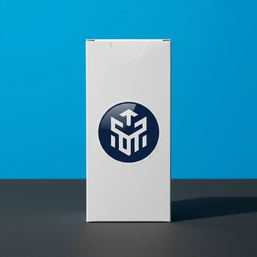 box packaging stickers