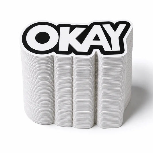 100 Pcs 2" Custom Vinyl Stickers