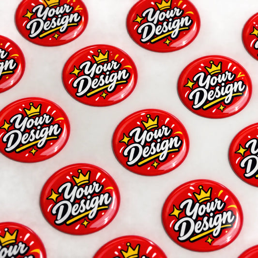 Custom Domed Stickers