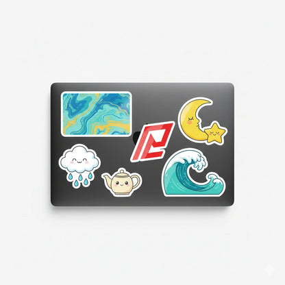 Okaystickers custom laptop stickers