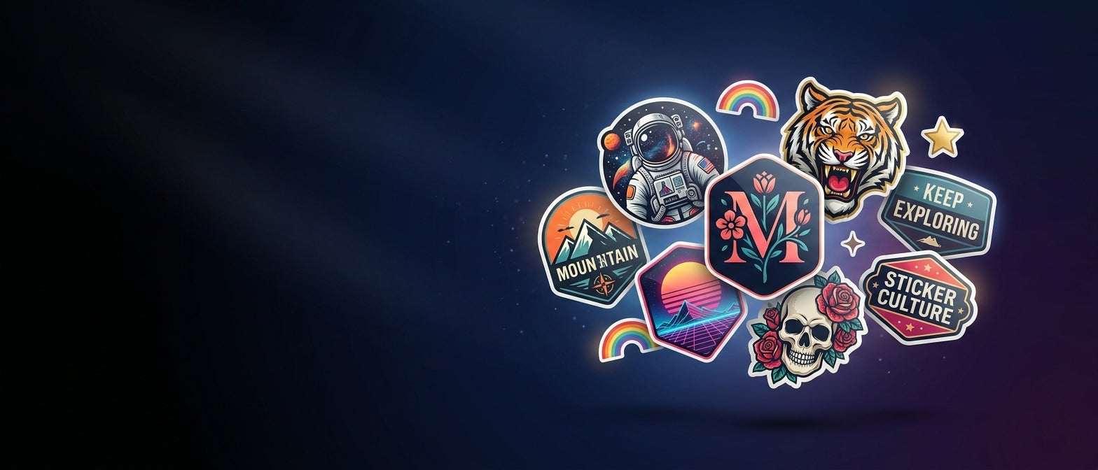 custom sticker banner