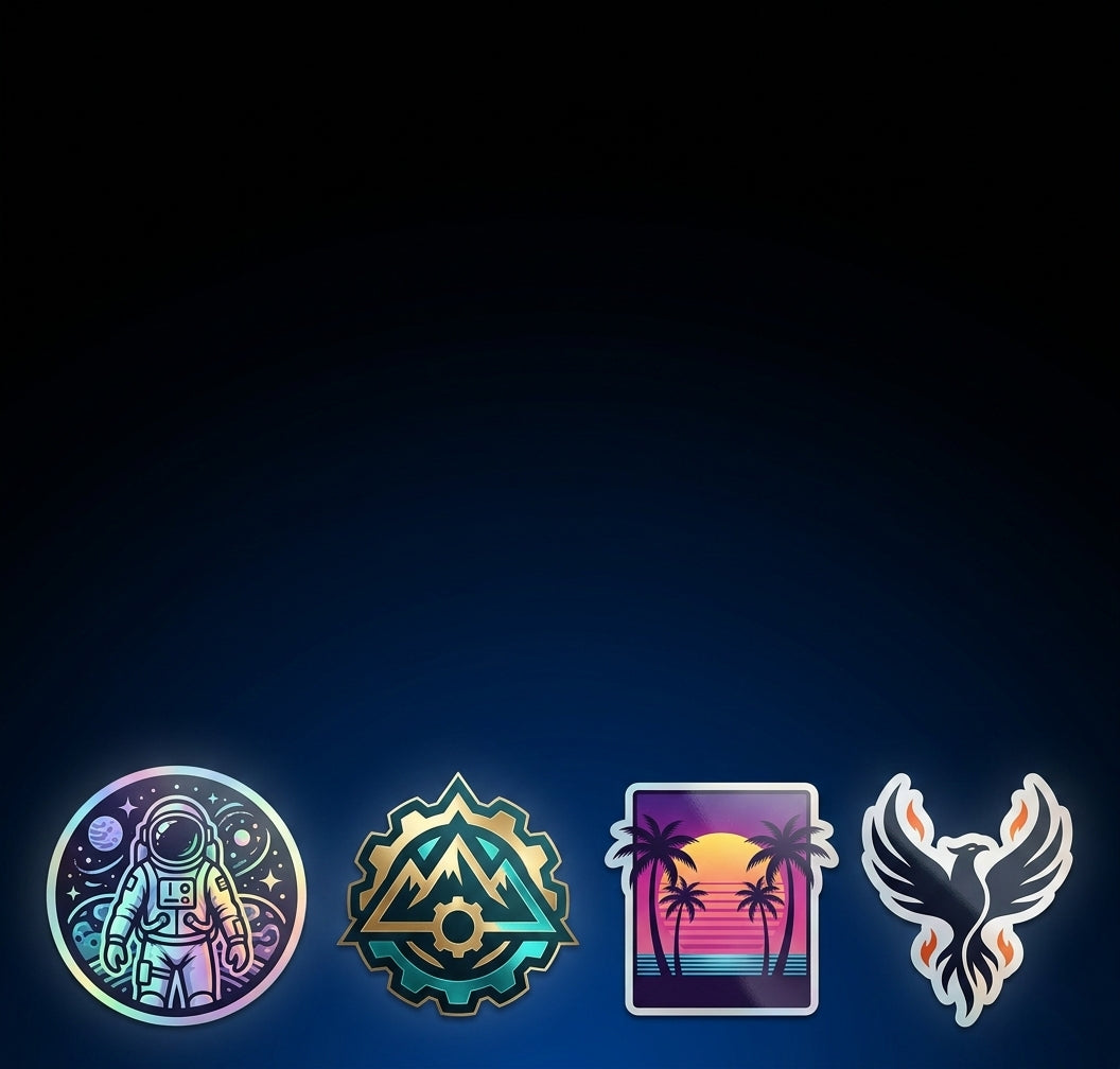 custom stickers mobile banner