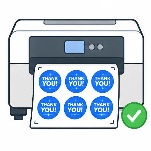 Step 3: High-precision custom sticker printing with free digital proof approval