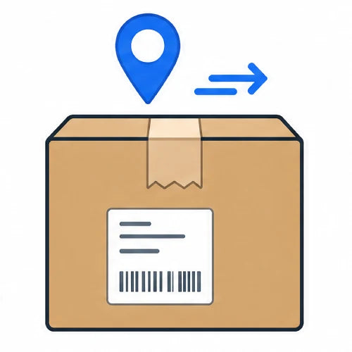 Step 4: Securely packaged custom stickers shipped directly to your door with tracking