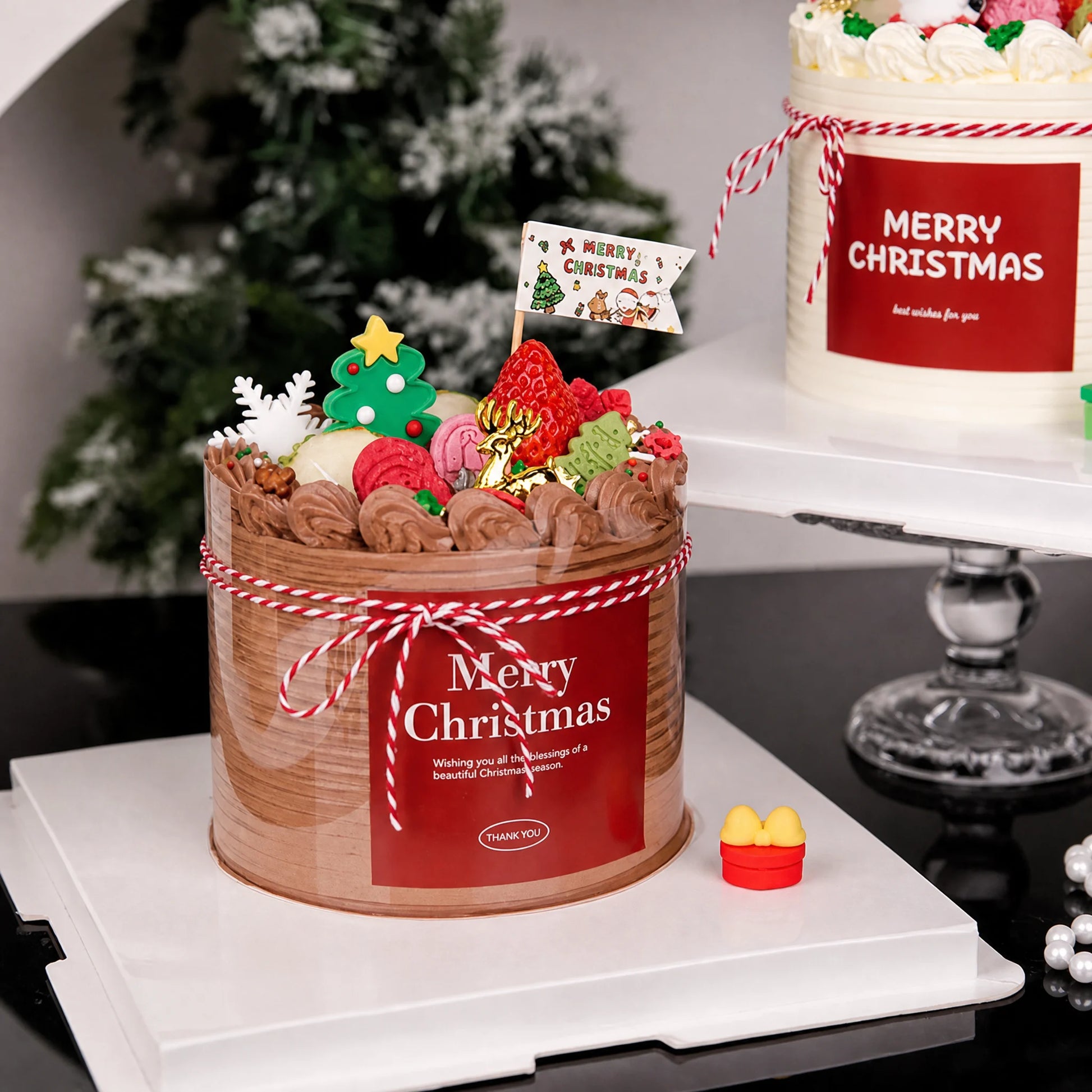 Okaystickers Christmas Thank You Stickers