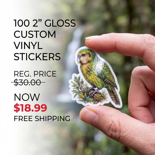 Okaystickers Gloss Custom Vinyl Stickers