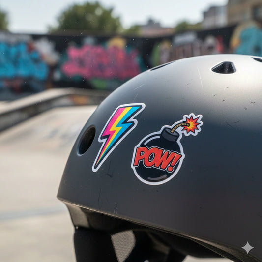helmet sticker