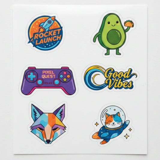 Kiss Cut Stickers