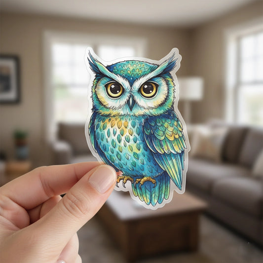 owl vinyl sticker