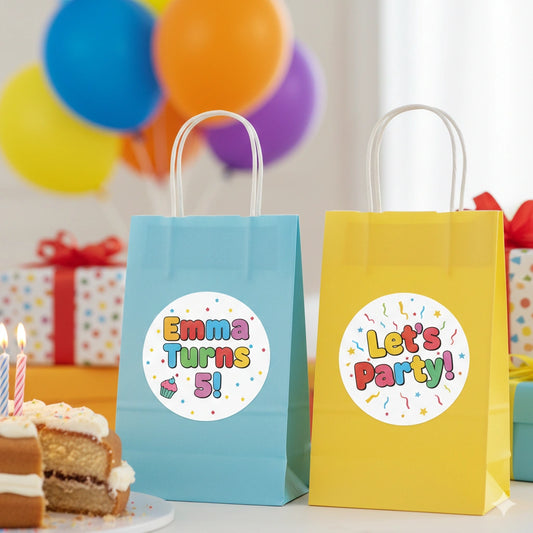 party festival stickers