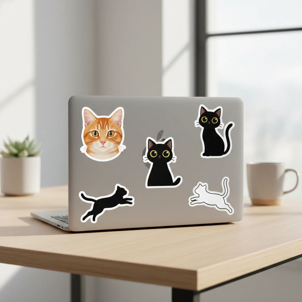 pet cat stickers