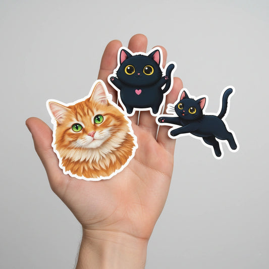 pet cat stickers