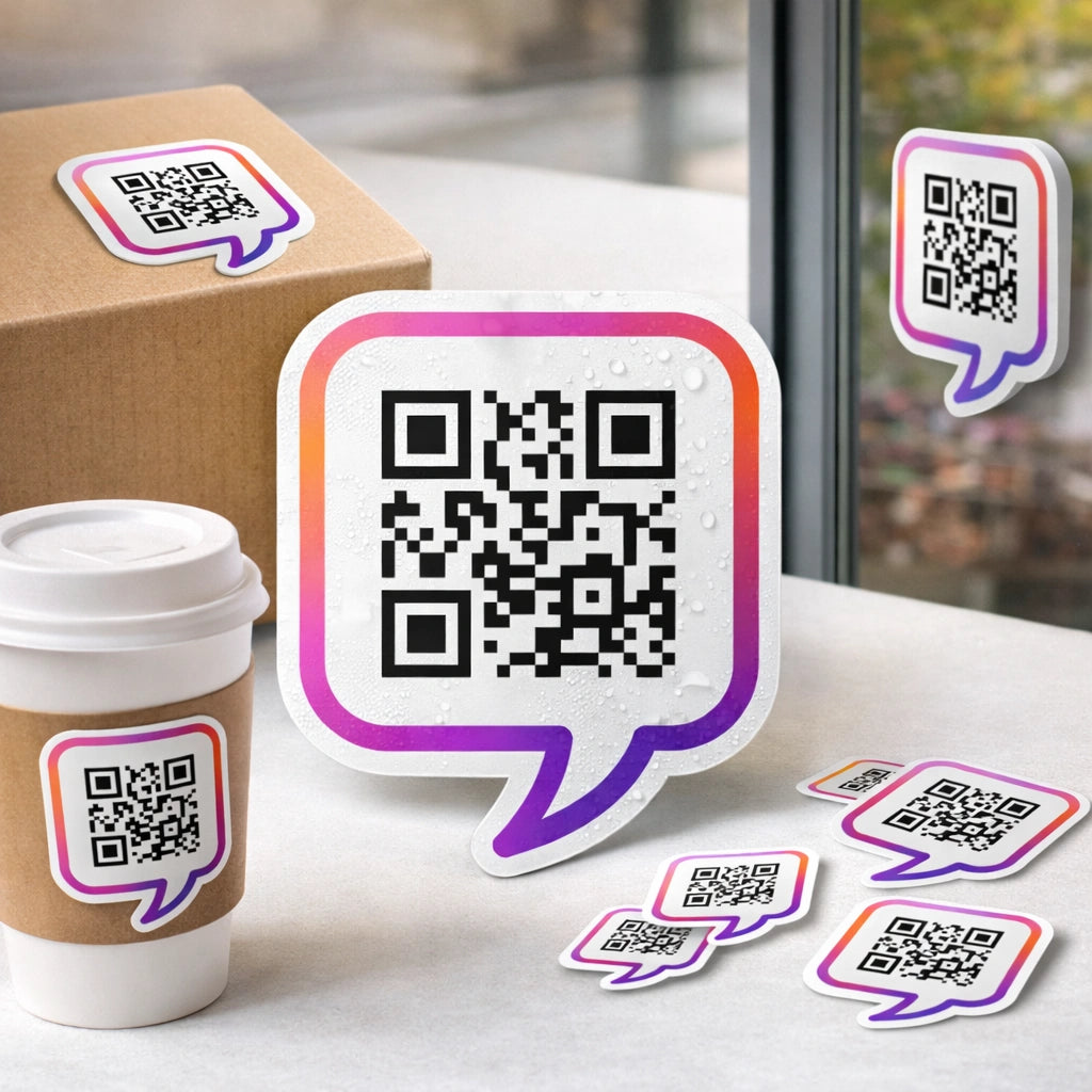 Common Uses for QR Code Stickers