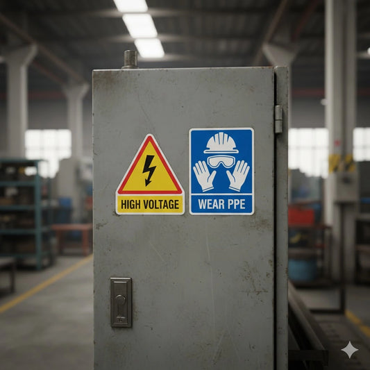 safety decals and sticker