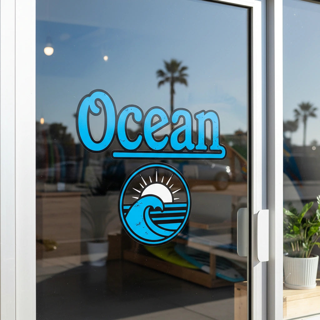 Surf Shop Decals