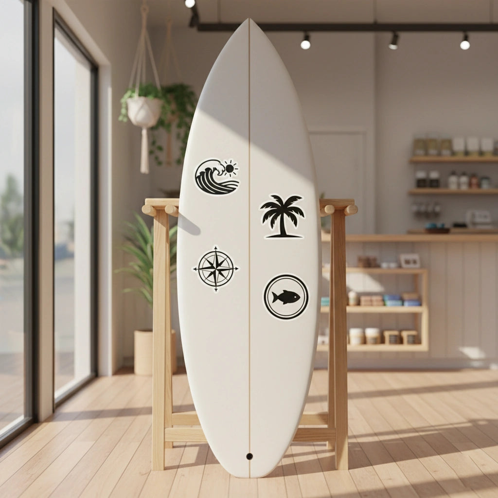 Surf Shop Decals