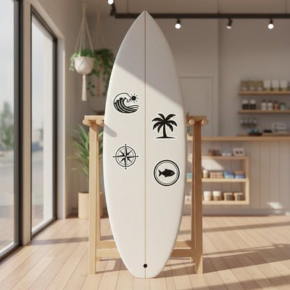 Surf Shop Decals